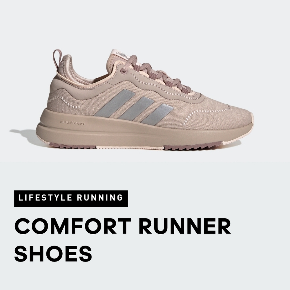 Sale Adidas Fukasa Comfort Runner Sneaker 8.5 Wonder Taupe